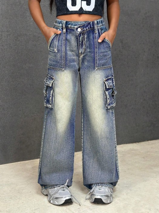 Niebieskie jeansy kieszenie (10L)