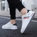 Białe sznurowane tenisówki (40,5)