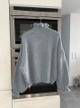 Luźny sweter półgolf (XL)
