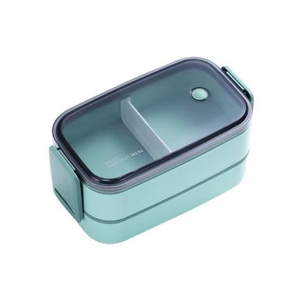 Dwupiętrowy lunchbox łyżka pałeczki 