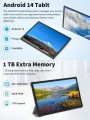 Czarny tablet etui