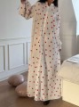 Biała maxi sukienka oversize (M)