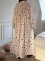 Biała maxi sukienka oversize (M)
