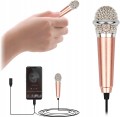 Mały mikrofon rose gold