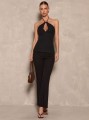 Czarny top cut out (XL)