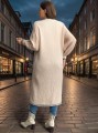 Beżowy kardigan narzutka (3XL)