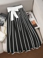 Czarna spódnica maxi pasek (XL)