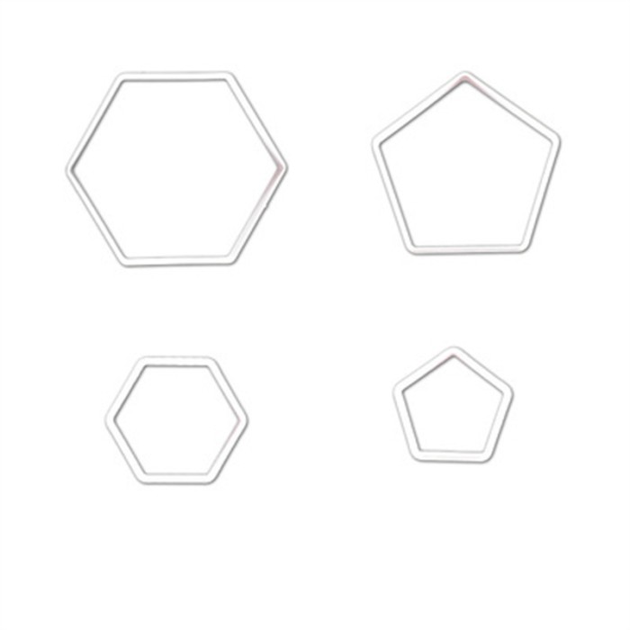 Białe foremki cukiernicze 4pack