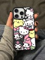 Czarne etui wzór iPHONE 15 Pro Max