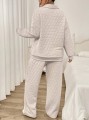 Beżowy luźny zestaw (3XL)