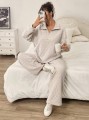 Beżowy luźny zestaw (3XL)