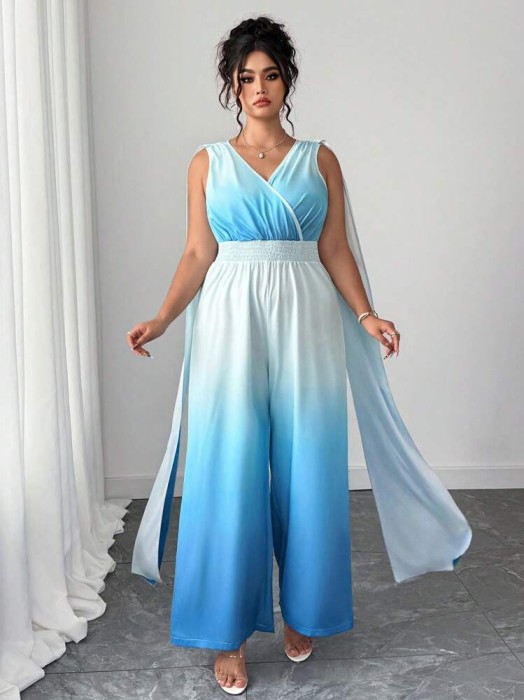 Dwukolorowy kombinezon ombre (2XL)