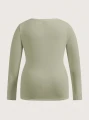 Bawełniana koszulka długi rękaw (0XL)