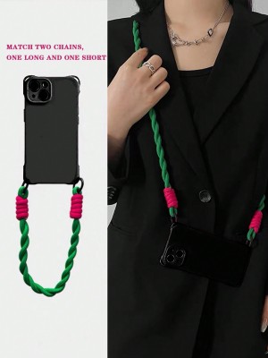 Czarne etui na telefon smycz iPhone 13