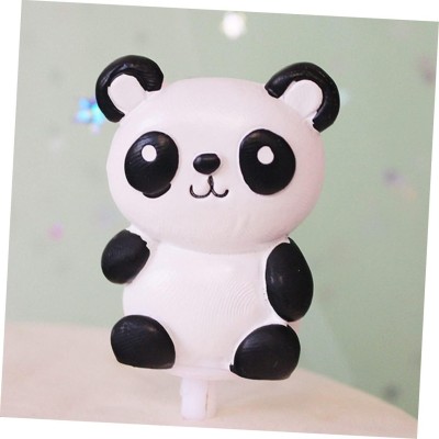 Dwukolorowa figurka na tort panda