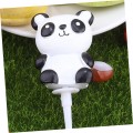 Dwukolorowa figurka na tort panda