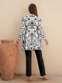 Dwukolorowe burkini kąpielowe (XL)