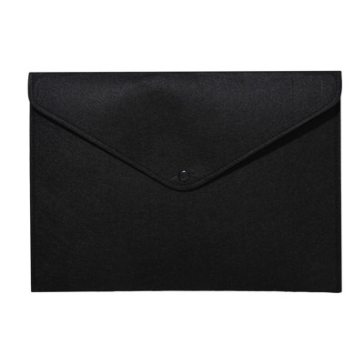Czarny filcowy organizer koperta
