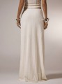 Ecru spódnica maxi (S)