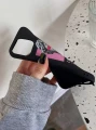 Czarne etui nadruk iPhone XS Max