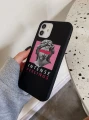 Czarne etui nadruk iPhone XS Max