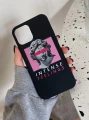Czarne etui nadruk iPhone XS Max