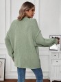 Pleciony sweter oversize (M)