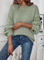 Pleciony sweter oversize (M)