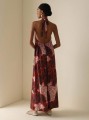 Wzorzysta sukienka maxi (XL)