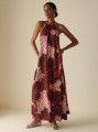 Wzorzysta sukienka maxi (XL)