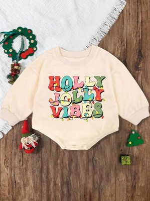 Beżowe body nadruk (12-18M)