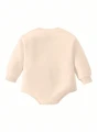 Beżowe body nadruk (12-18M)
