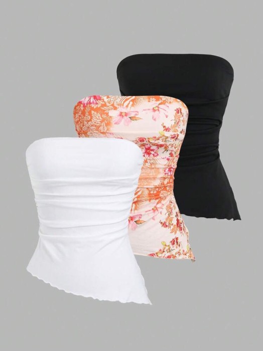 Asymetryczne topy 3pack (M)