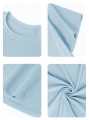 Błękitny t-shirt krótki rękaw (7L)