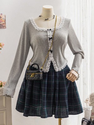 Szara bluzka melanż (1XL)