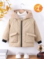 Beżowa ocieplana kurta (18-24M)