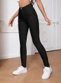 Czarne jeansy rurki (S)