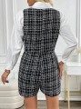 Czarny kombinezon wzór (XL)