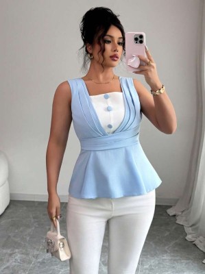 Elegancka błękitna bluzka (2XL)