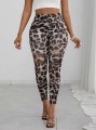 Wzorzyste legginsy dziury (XS)