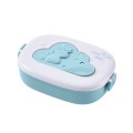 Dwukolorowy lunchbox sztućce