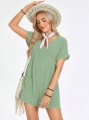 Zielony kombinezon v neck (L)
