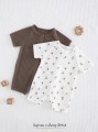 Dzianinowy rampers 2pack (3-6M)