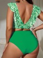 Dwukolorowe bikini kąpielowe (2XL)