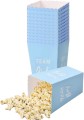 Niebieskie małe pudełka na popcorn 10 sztuk