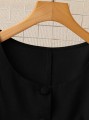 Czarny komplet spodenki bluzka (2XL)