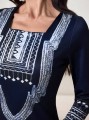 Granatowa sukienka naduk (XL)
