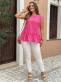 Różowa ażurowa bluzka (2XL)