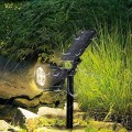 Czarna lampa solarna
