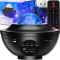 Czarny projektor głośnik bluetooth